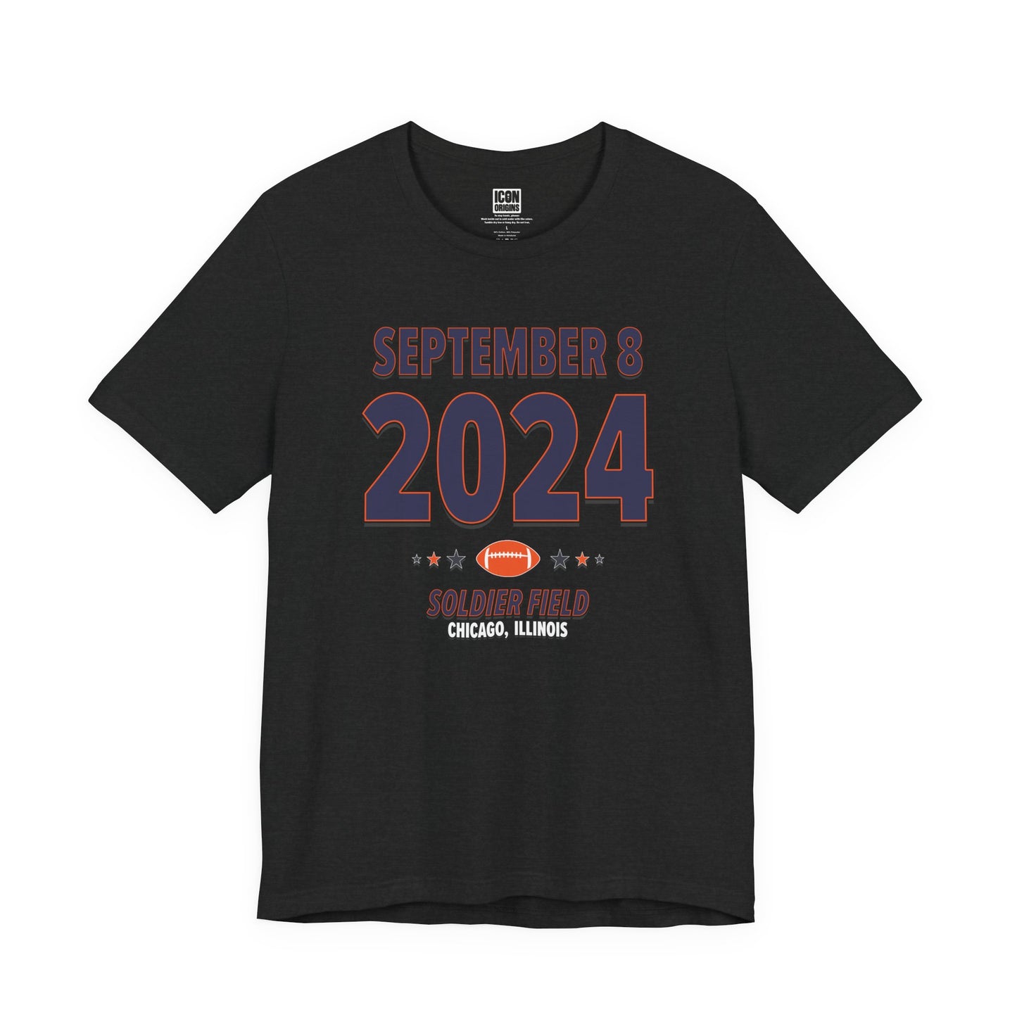 Chicago Football – September 8, 2024 – Origin Tee (Black & White)