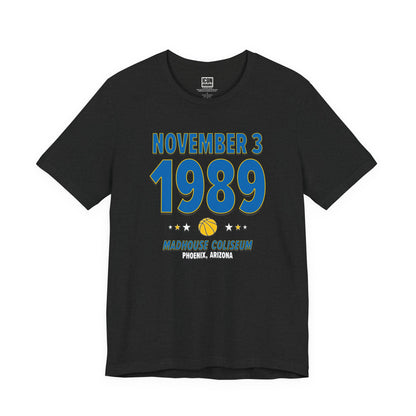 Golden State Basketball – November 3, 1989 – Origin Tee (Black & White)