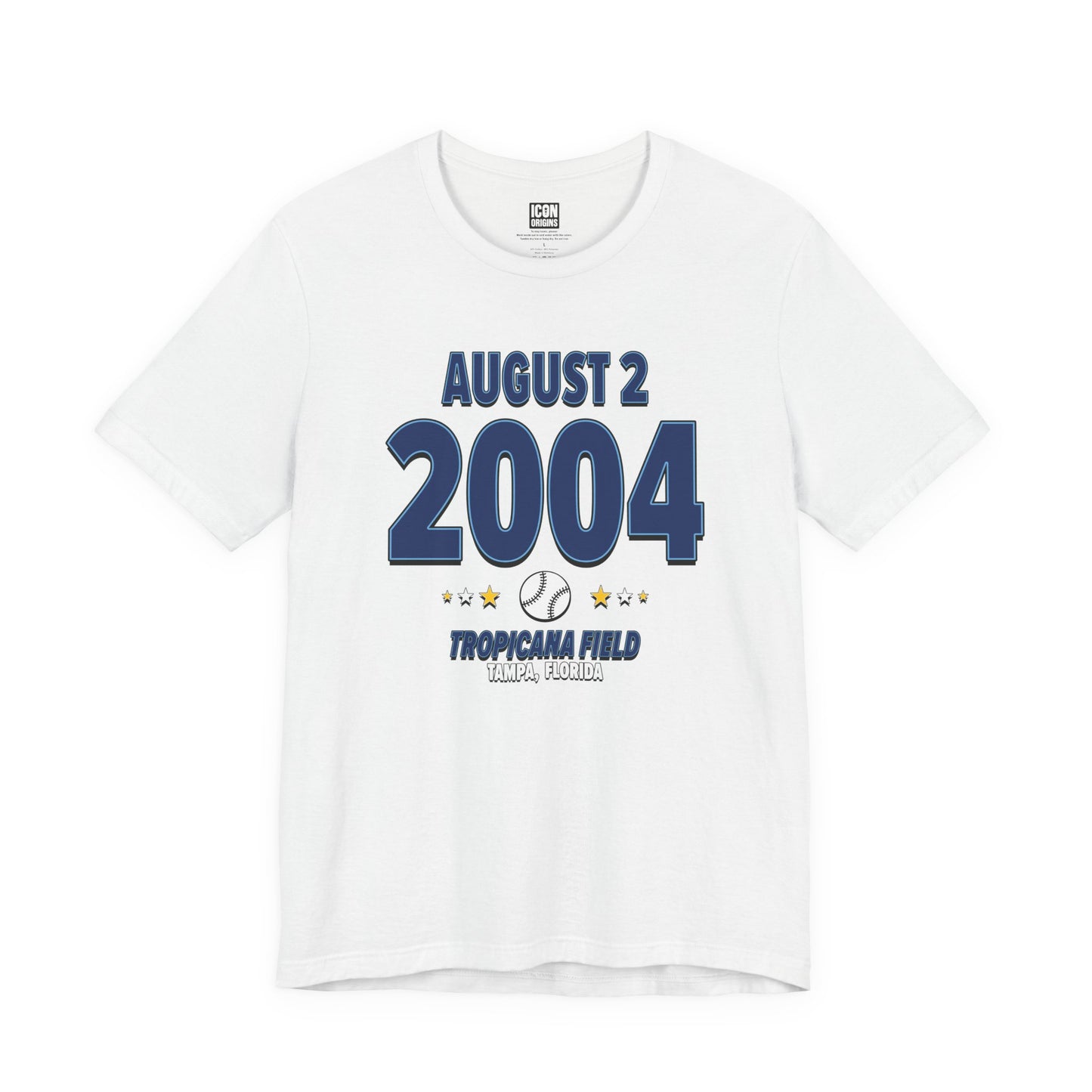Tampa Bay Baseball – August 2, 2004 – Origin Tee (Black & White)