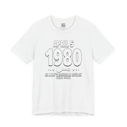 Campus Frequencies – 1980 – Origin Tee (Black & White)