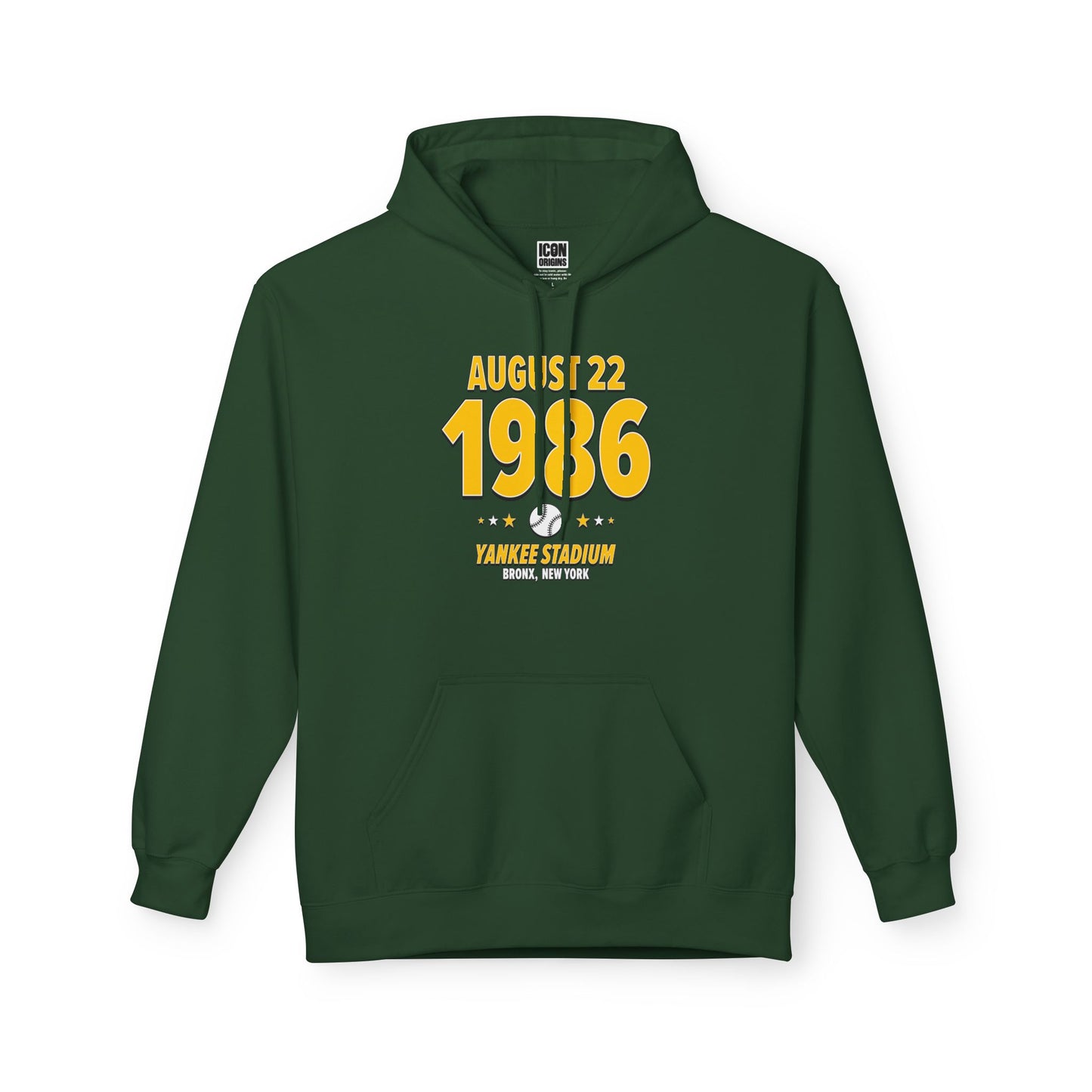 Oakland Baseball – August 22, 1986 – Hoodie
