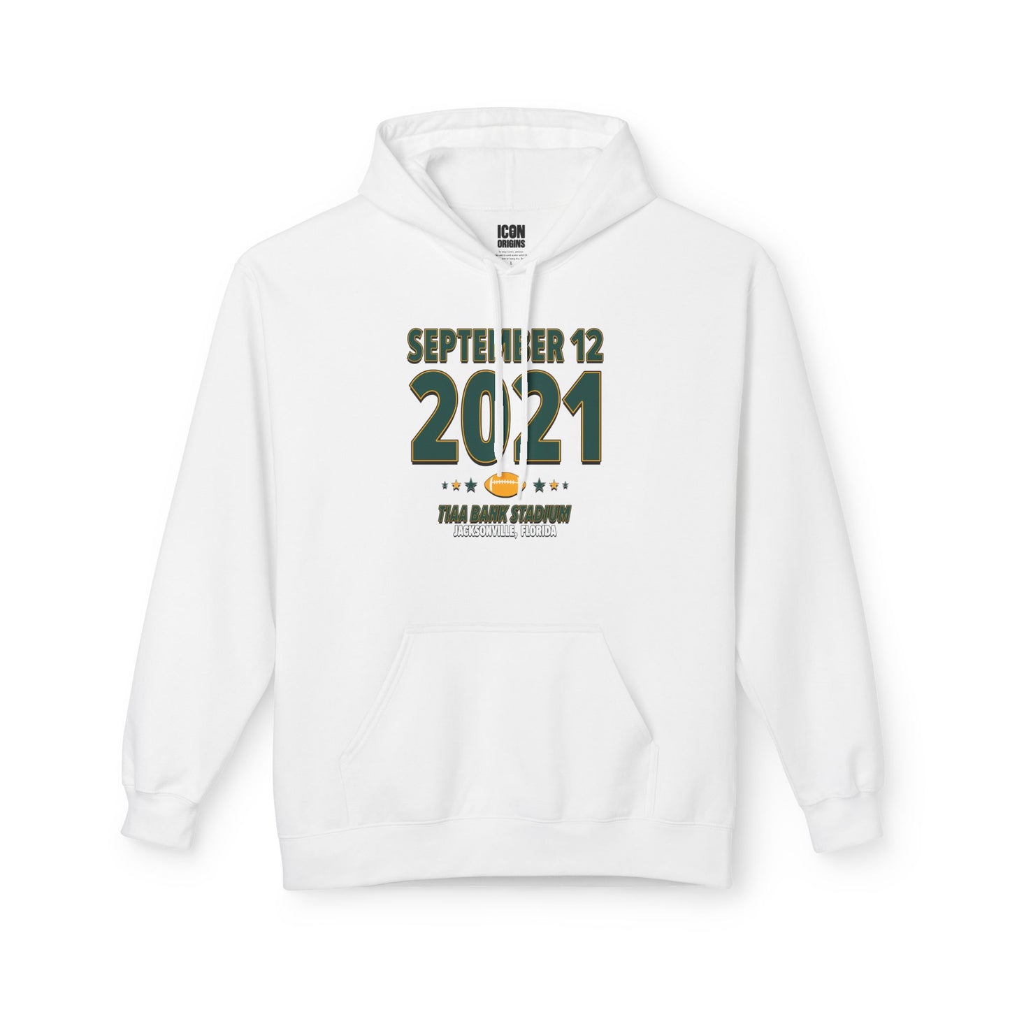 Green Bay Football – September 12, 2021 – Hoodie (Black & White)