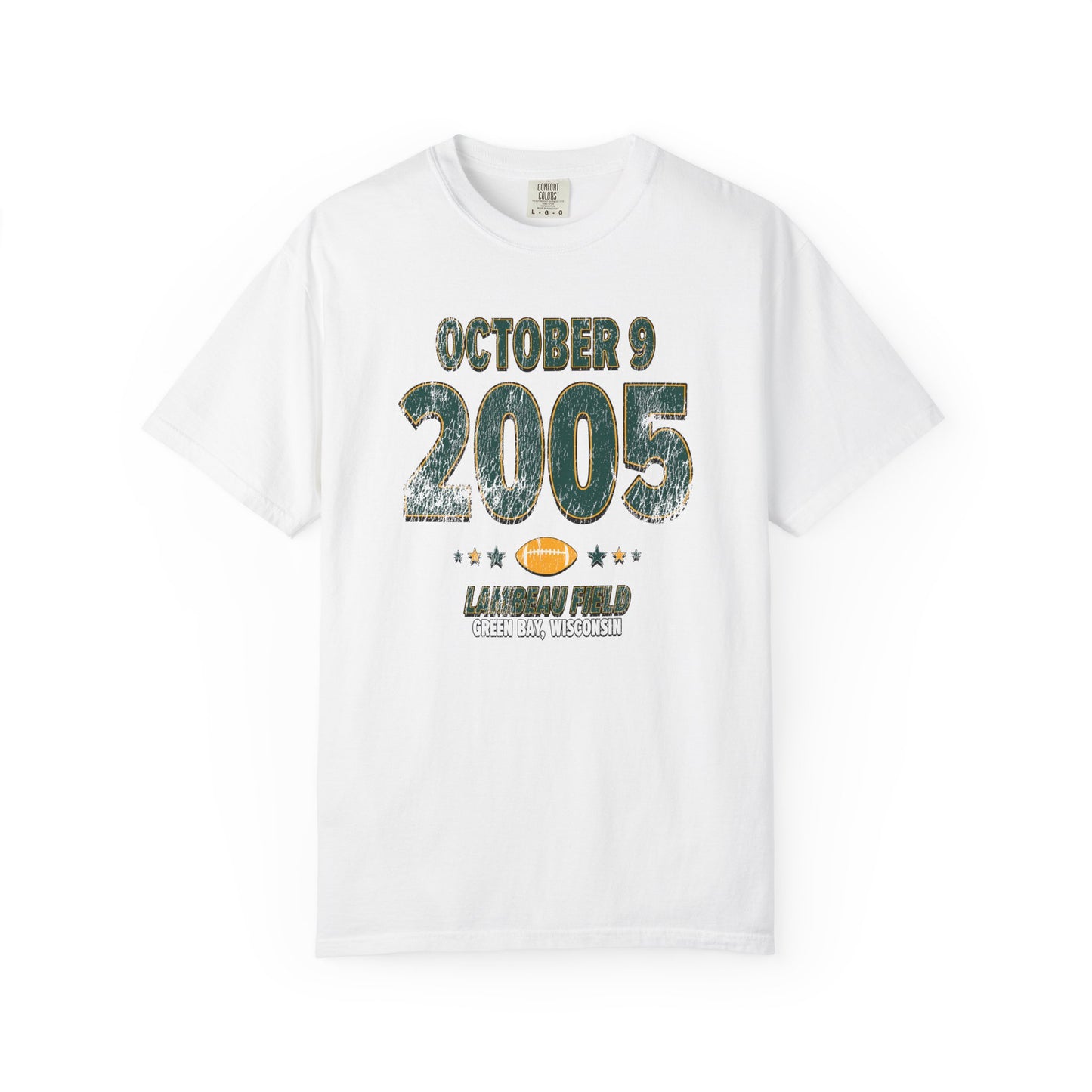 Green Bay Football – October 9, 2005 – Comfort Colors (Black & White)