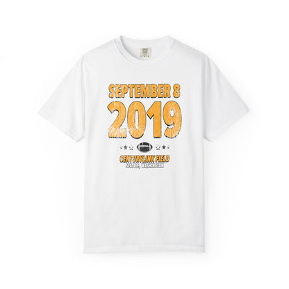 Pittsburgh Football – September 8, 2019 – Comfort Colors (Black & White)
