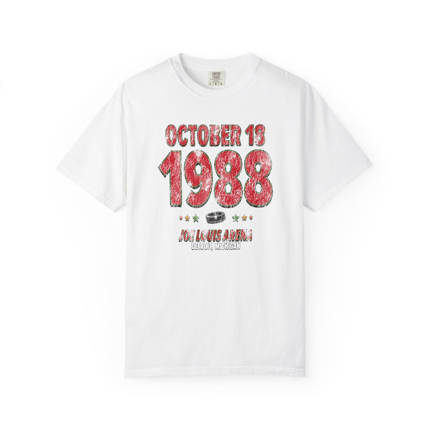 Chicago Hockey – October 18, 1988 – Comfort Colors (Black & White)