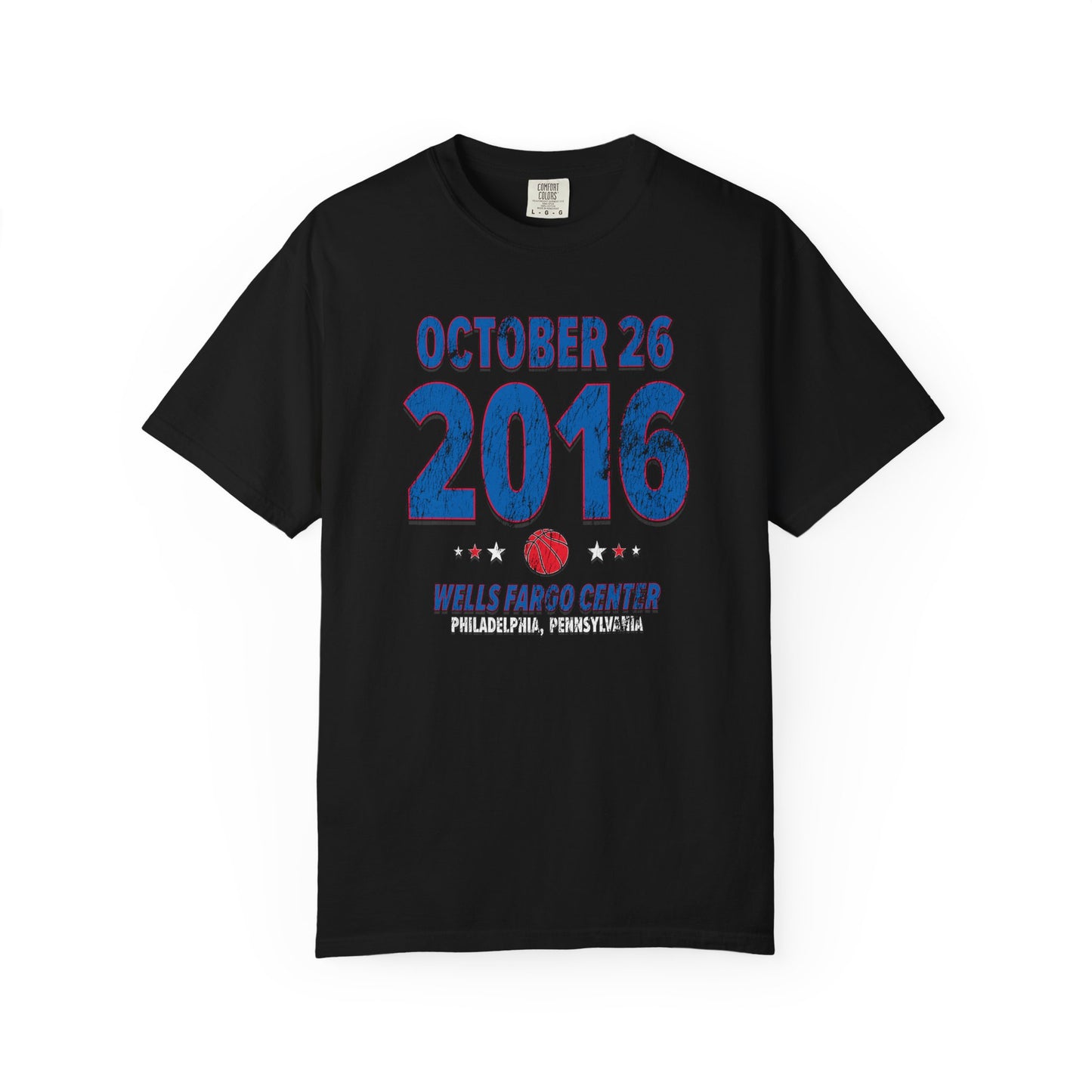Philadelphia Basketball – October 26, 2016 – Comfort Colors (Black & White)