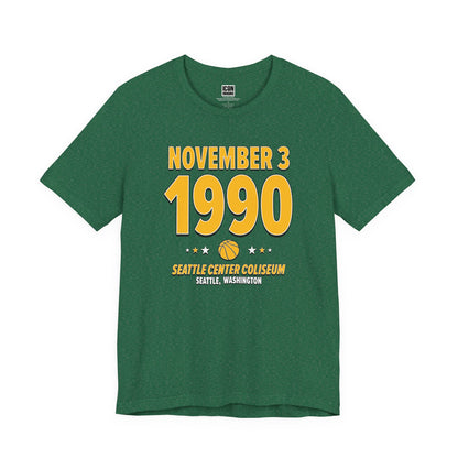 Seattle Basketball – November 3, 1990 – Origin Tee