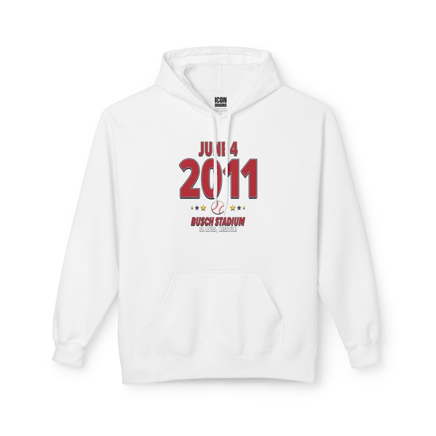 St. Louis Baseball – June 4, 2011 – Hoodie (Black & White)