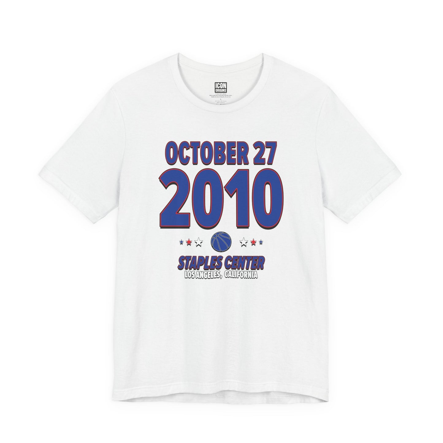 Los Angeles Basketball – October 27, 2009 – Origin Tee (Black & White)