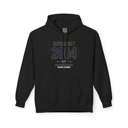 San Diego Football – November 7, 2004 – Hoodie (Black & White)