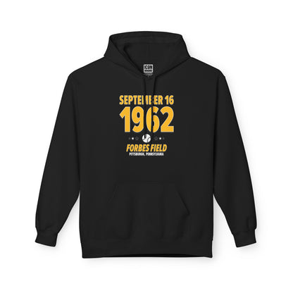 Pittsburgh Baseball – September 16, 1962 – Hoodie (Black & White)