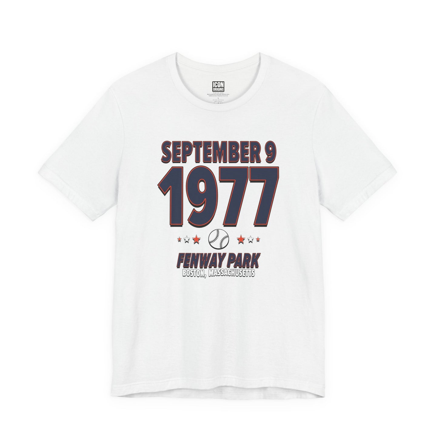 Detroit Baseball – September 9, 1977 – Origin Tee (Black & White)