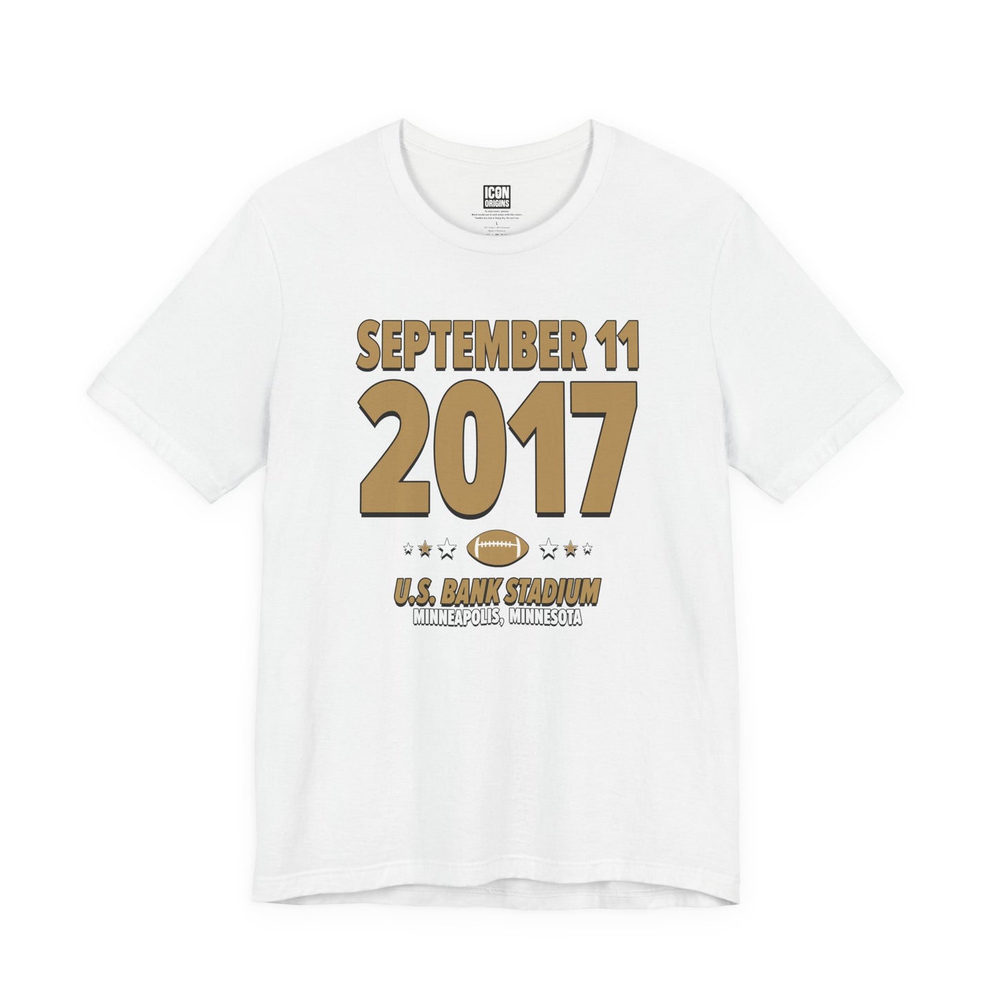 New Orleans Football – September 11, 2017 – Origin Tee (Black & White)