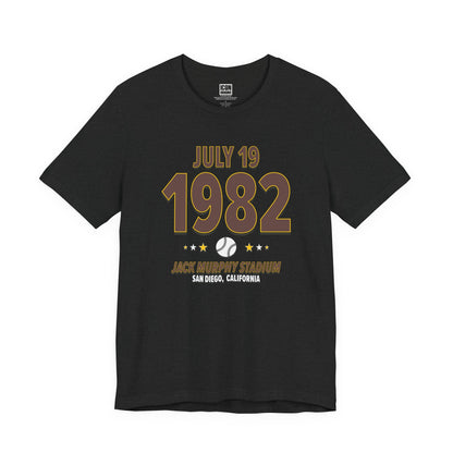 San Diego Baseball – July 19, 1982 – Origin Tee (Black & White)