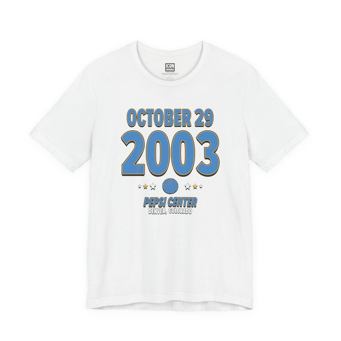 Denver Basketball – October 29, 2003 – Origin Tee (Black & White)