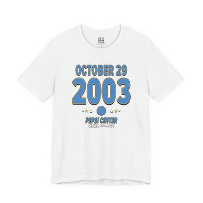 Denver Basketball – October 29, 2003 – Origin Tee (Black & White)