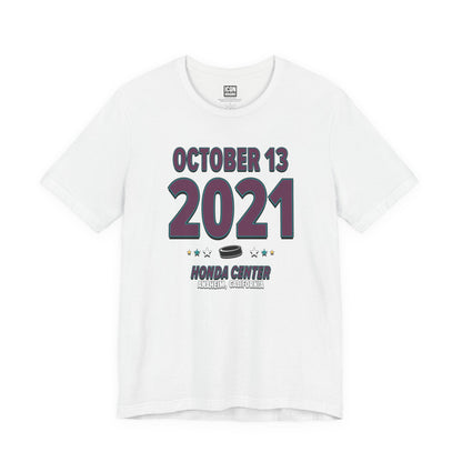 Anaheim Hockey – October 13, 2021 – Origin Tee (Black & White)