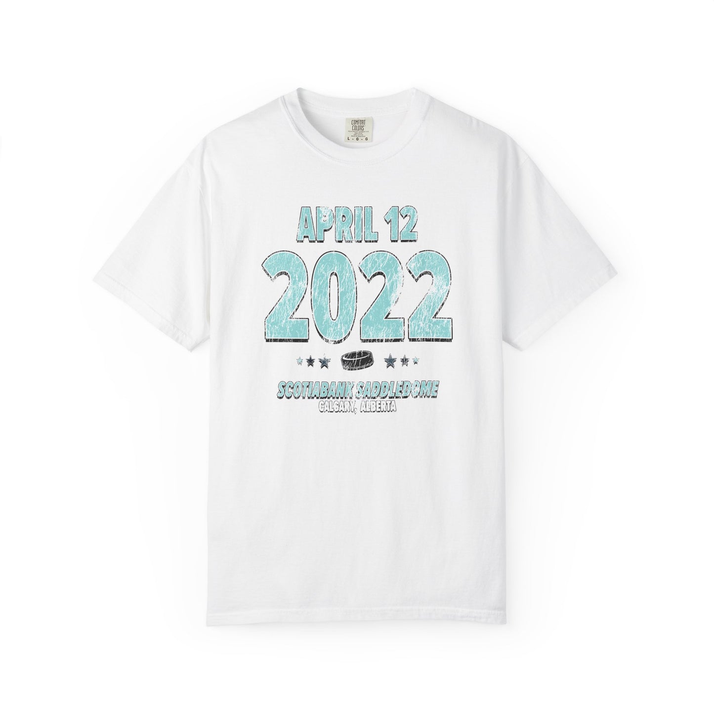 Seattle Hockey – April 12, 2022 – Comfort Colors (Black & White)