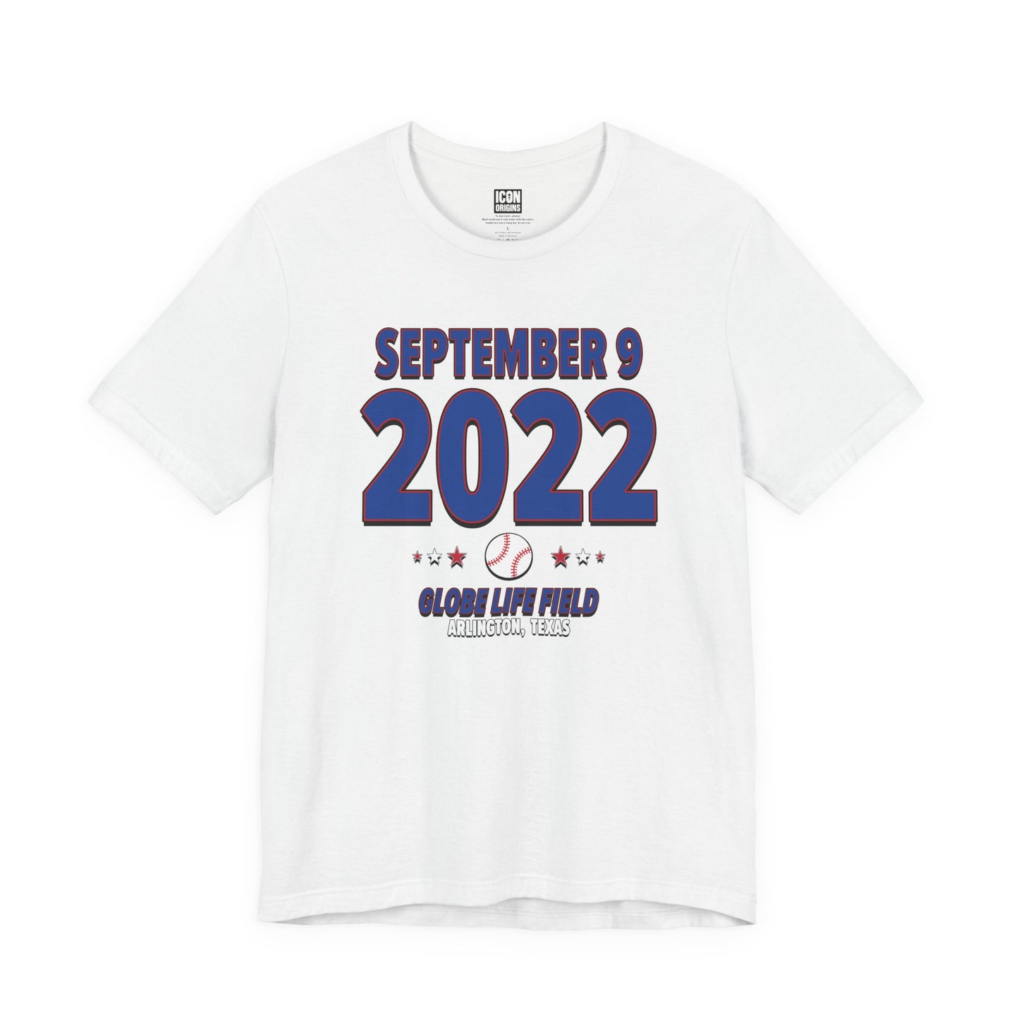 Texas Baseball – September 9, 2022 – Origin Tee (Black & White)