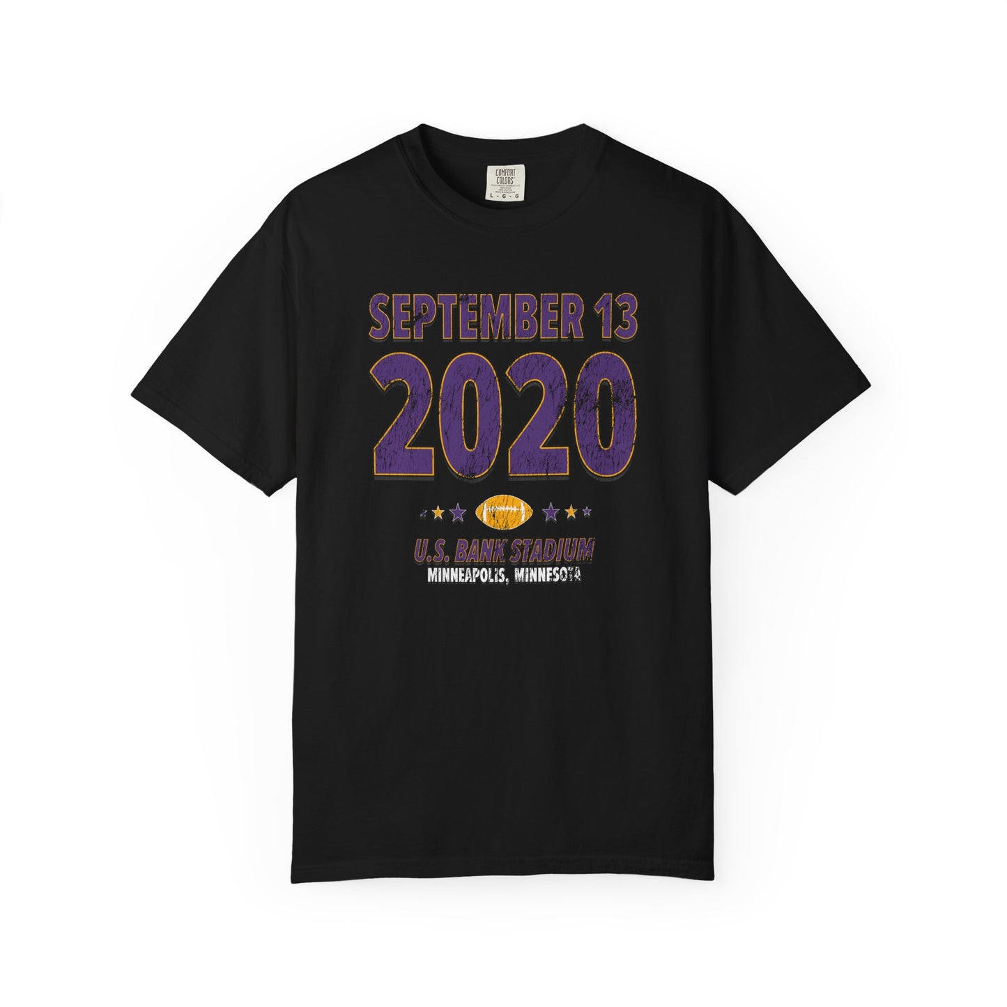 Minnesota Football – September 13, 2020 – Comfort Colors (Black & White)