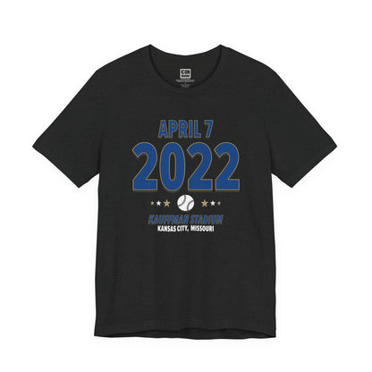 Kansas City Baseball – April 7, 2022 – Origin Tee (Black & White)