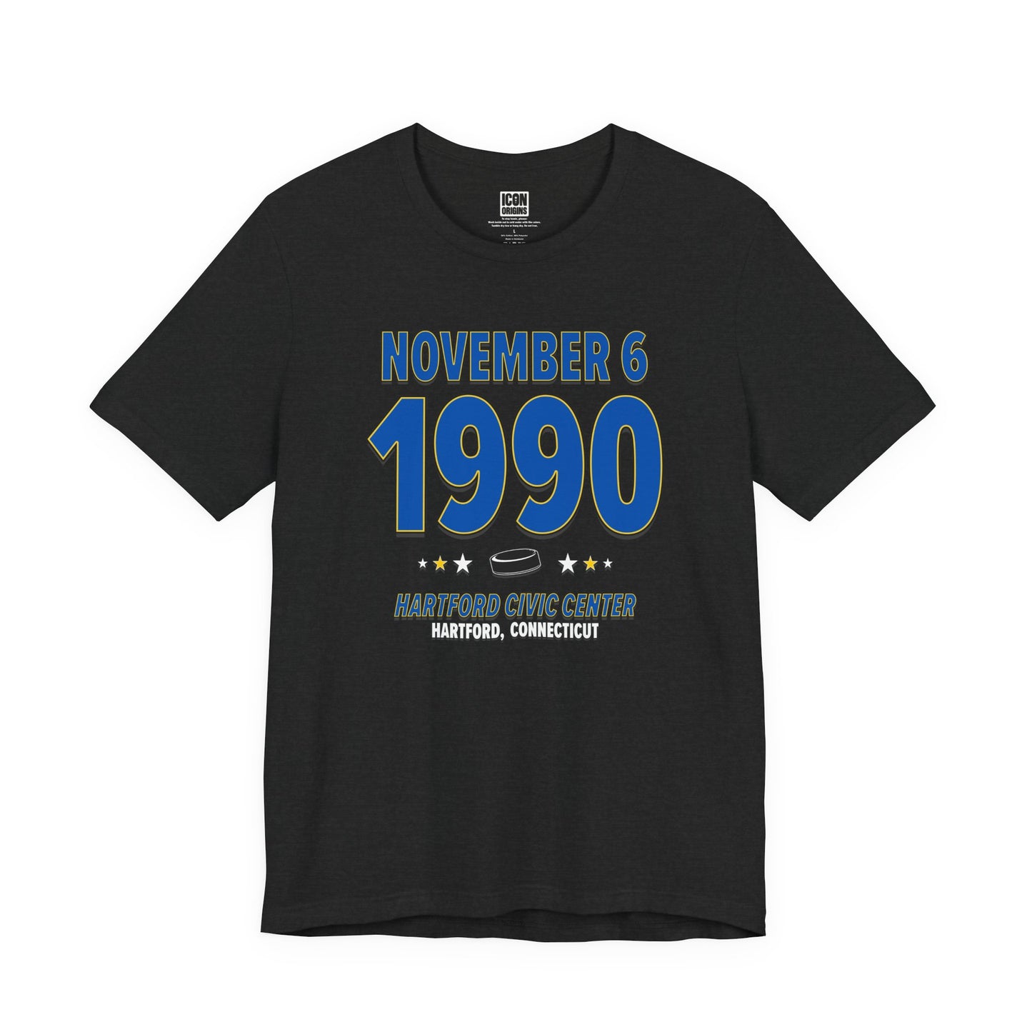 Buffalo Hockey – November 6, 1990 – Origin Tee (Black & White)