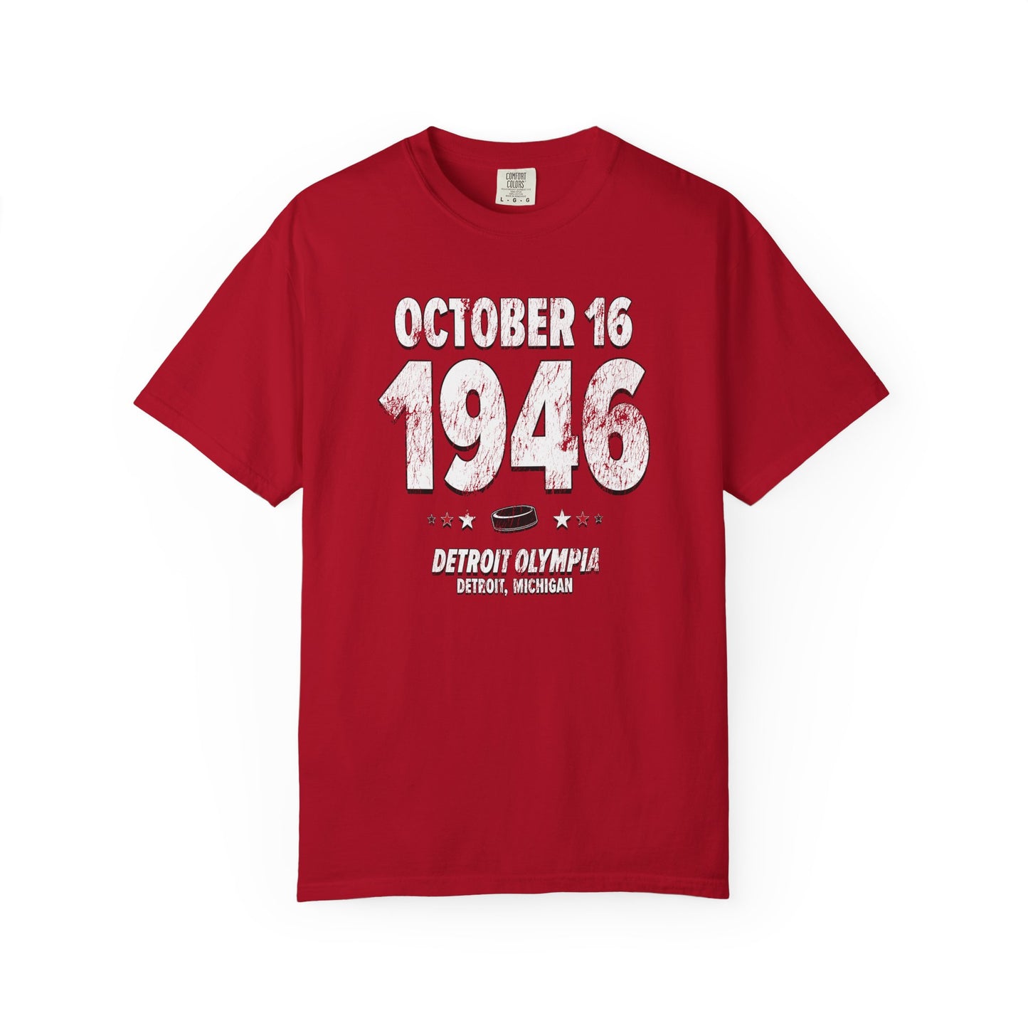 Detroit Hockey – October 16, 1946 – Comfort Colors