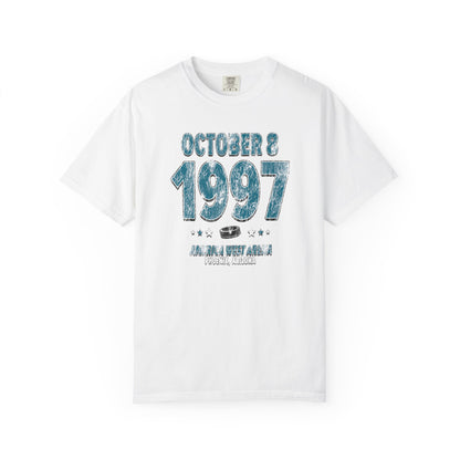 San Jose Hockey – October 8, 1997 – Comfort Colors (Black & White)