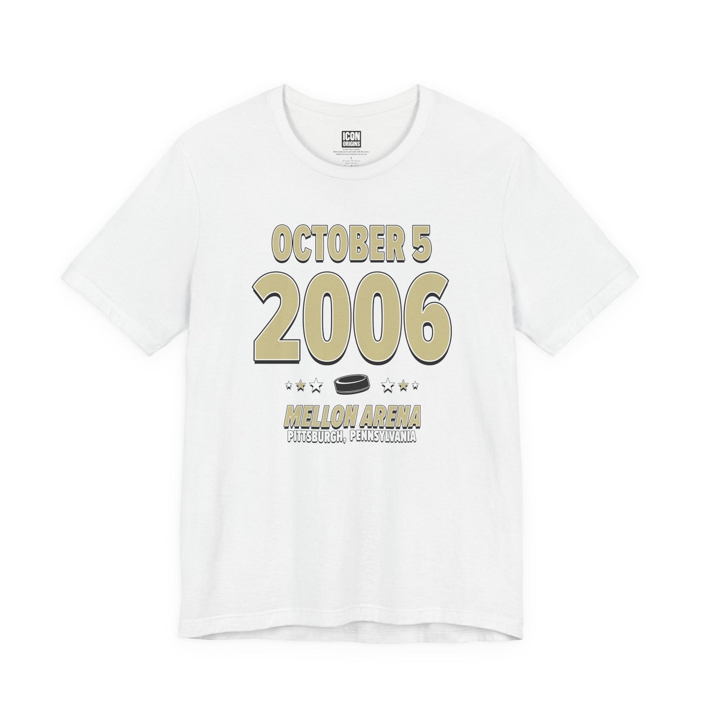 Pittsburgh Hockey – October 5, 2006 – Origin Tee (Black & White)