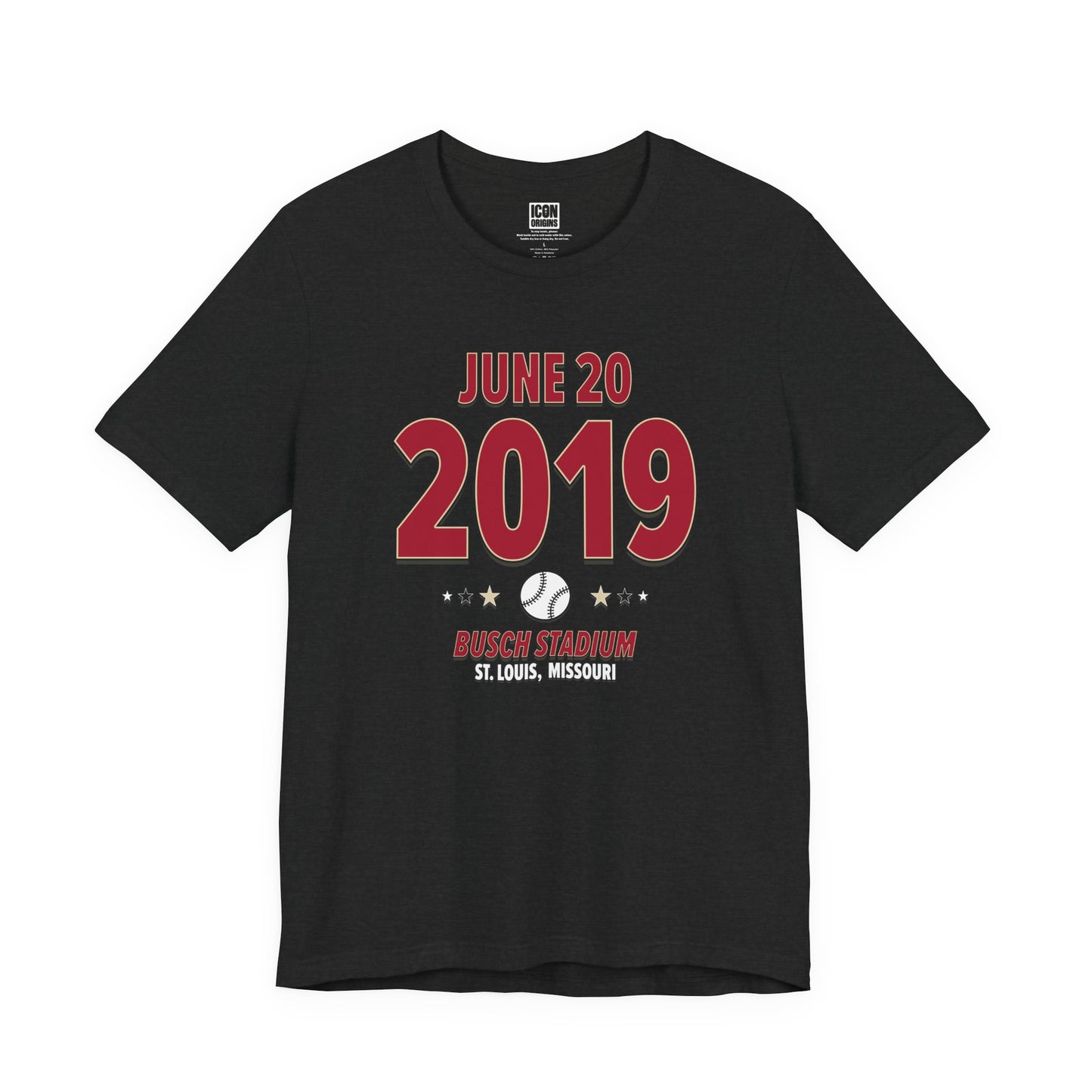 Arizona Baseball – June 20, 2019 – Origin Tee (Black & White)