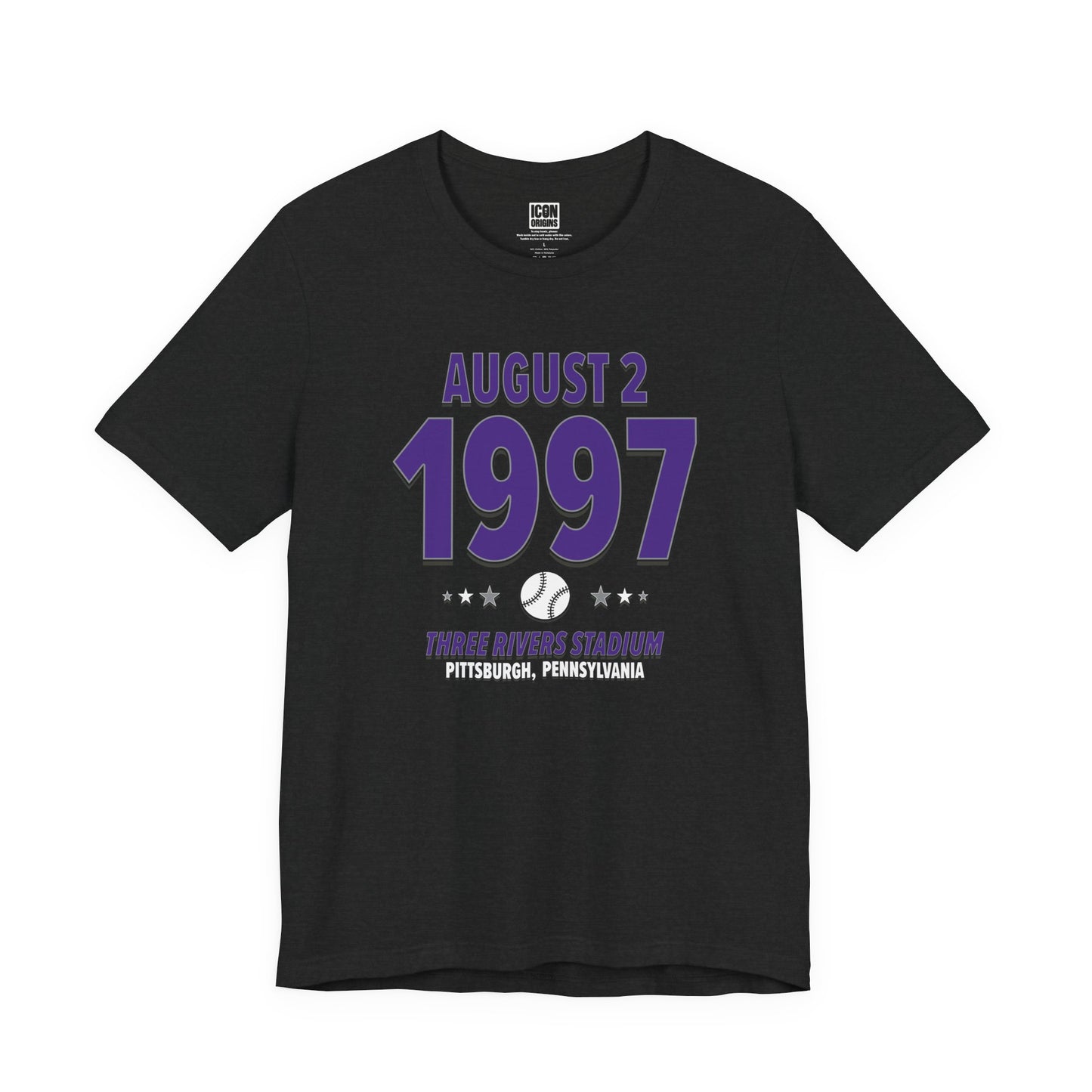 Colorado Baseball – August 2, 1997 – Origin Tee (Black & White)