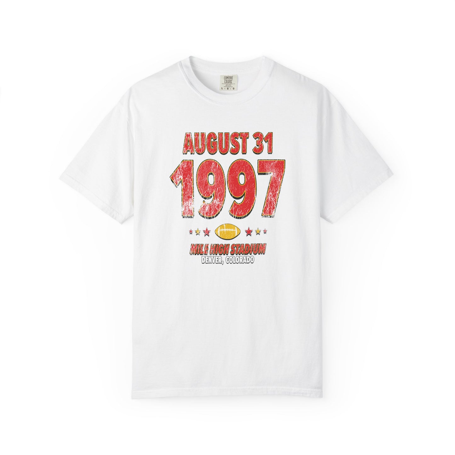 Kansas City Football – August 31, 1997 – Comfort Colors (Black & White)