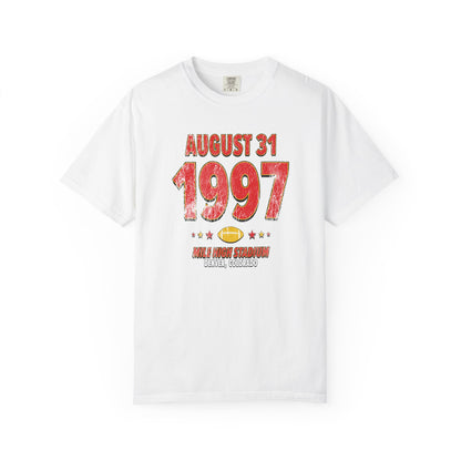 Kansas City Football – August 31, 1997 – Comfort Colors (Black & White)