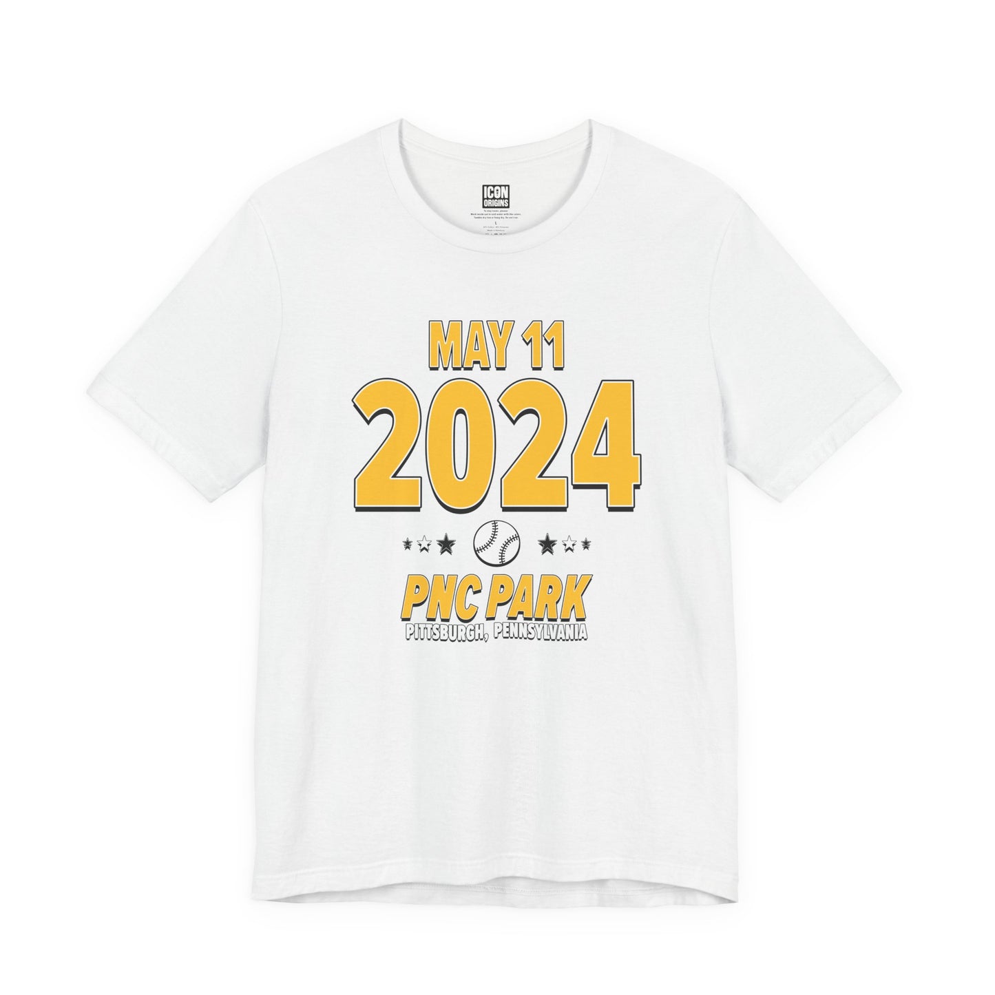 Pittsburgh Baseball – May 11, 2024 – Origin Tee (Black & White)