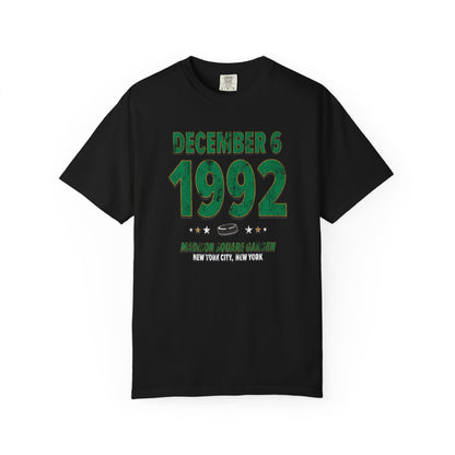 Dallas Hockey – December 6, 1992 – Comfort Colors (Black & White)