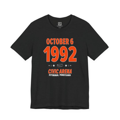 Philadelphia Hockey – October 6, 1992 – Origin Tee (Black & White)