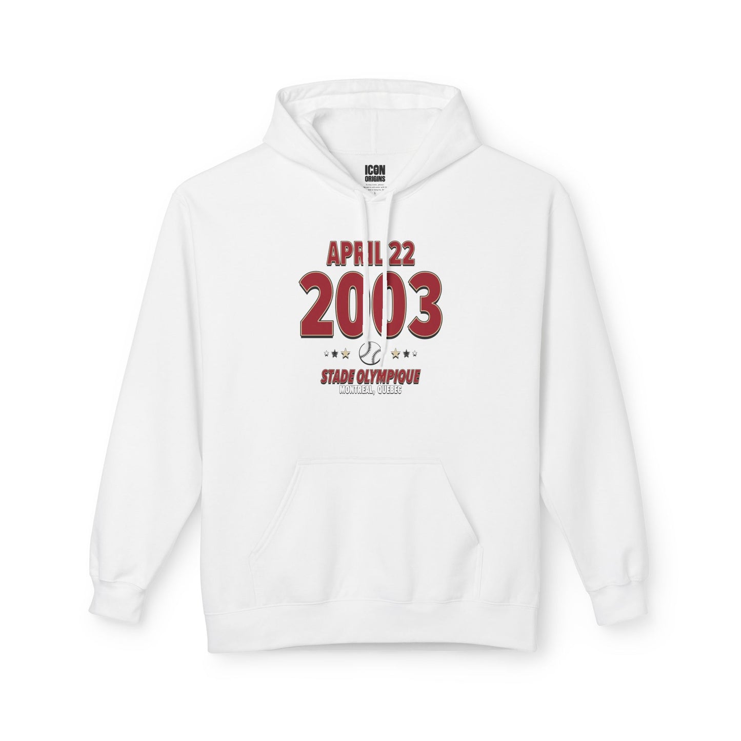 Arizona Baseball – April 22, 2003 – Hoodie (Black & White)