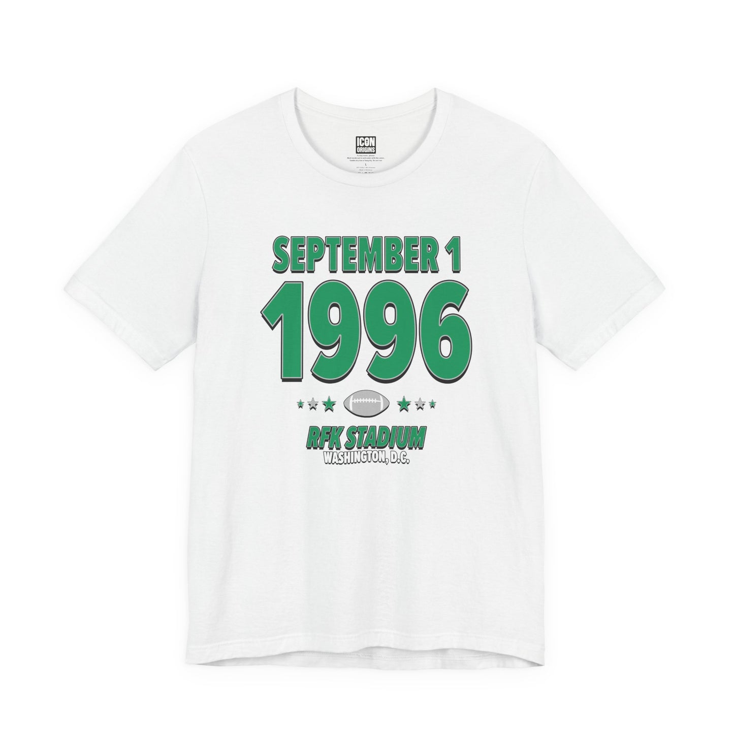 Philadelphia Football – September 1, 1996 – Origin Tee (Black & White)