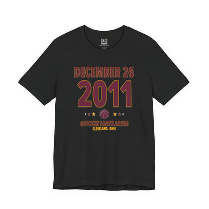 Cleveland Basketball – December 26, 2011 – Origin Tee (Black & White)