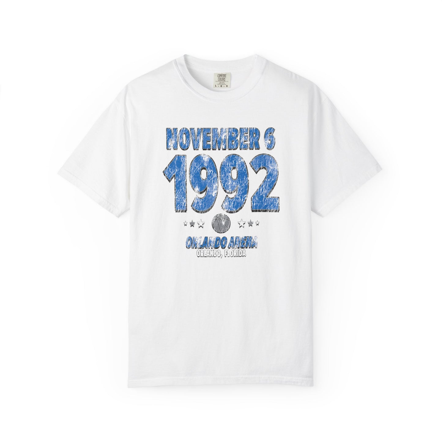 Orlando Basketball – November 6, 1992 – Comfort Colors (Black & White)