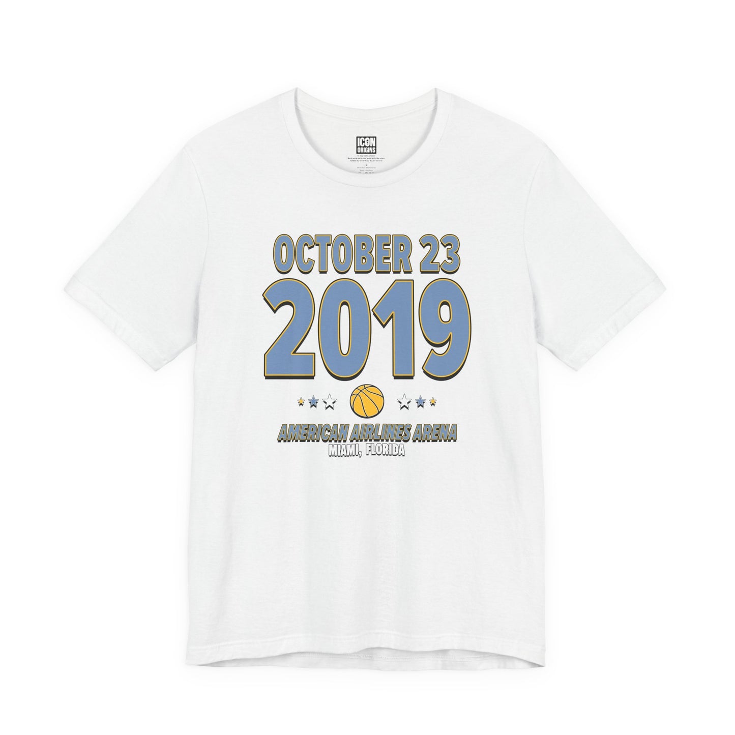 Memphis Basketball – October 23, 2019 – Origin Tee (Black & White)