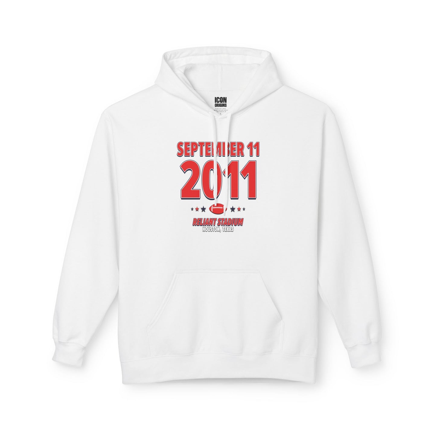 Houston Football – September 11, 2011 – Hoodie (Black & White)