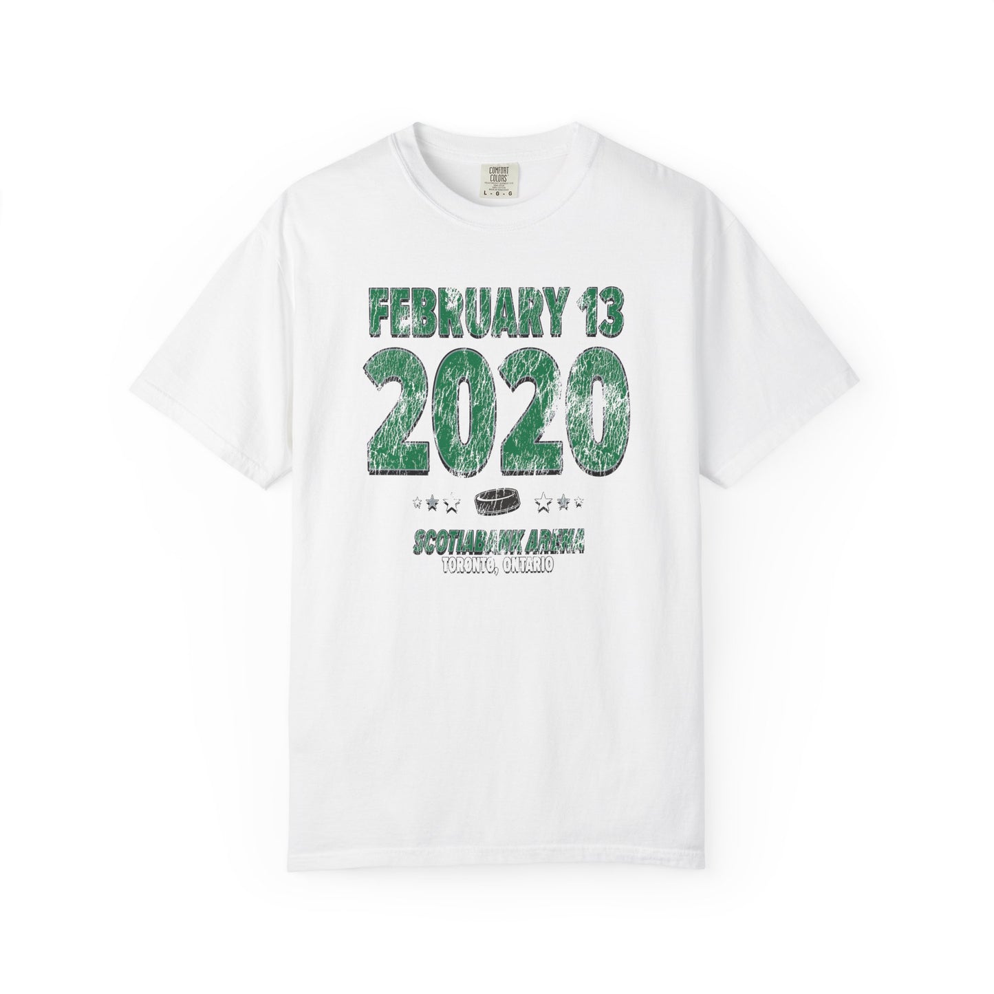 Dallas Hockey – February 13, 2020 – Comfort Colors (Black & White)