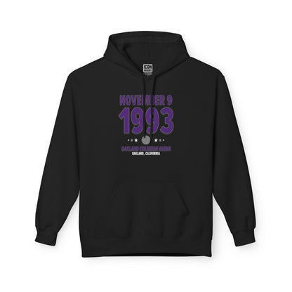 Sacramento Basketball – November 9, 1993 – Hoodie (Black & White)