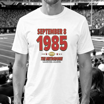 San Francisco Football – September 8, 1985 – Origin Tee (Black & White)