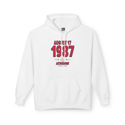 Atlanta Baseball – August 17, 1987 – Hoodie (Black & White)