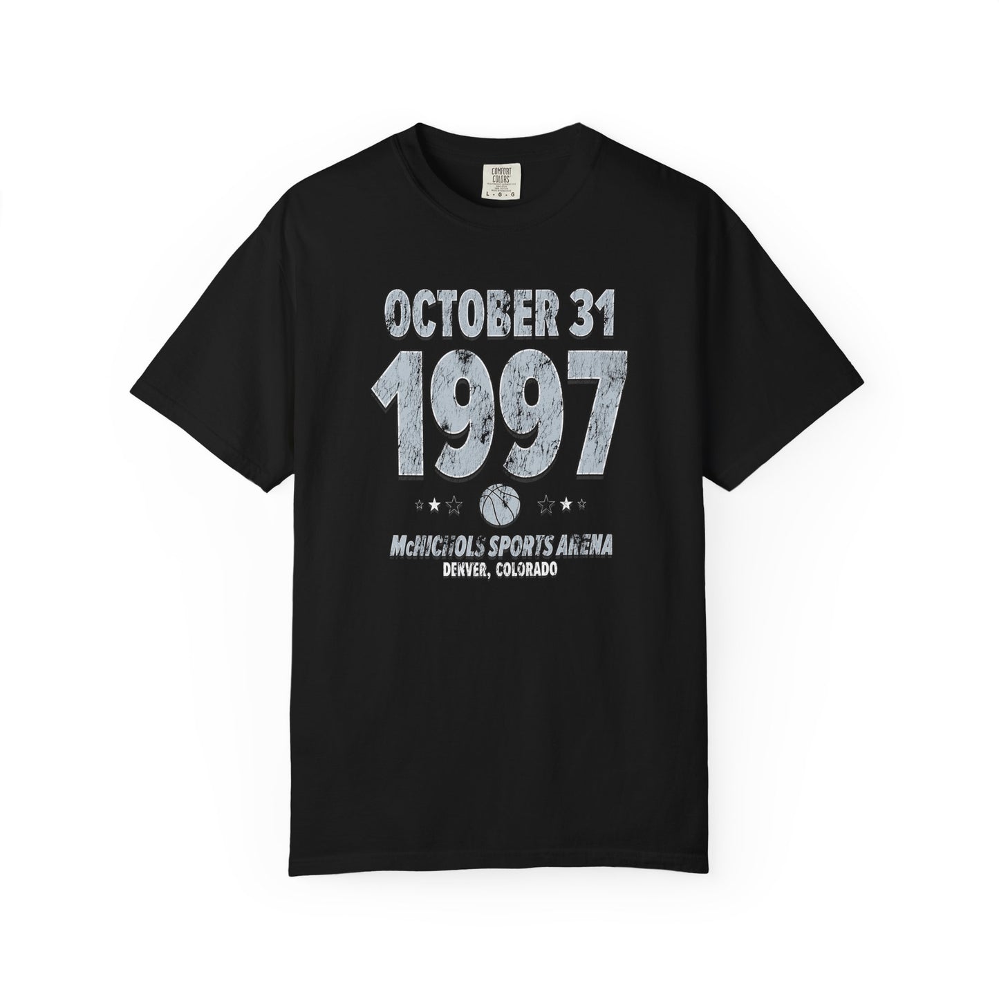 San Antonio Basketball – October 31, 1997 – Comfort Colors (Black & White)