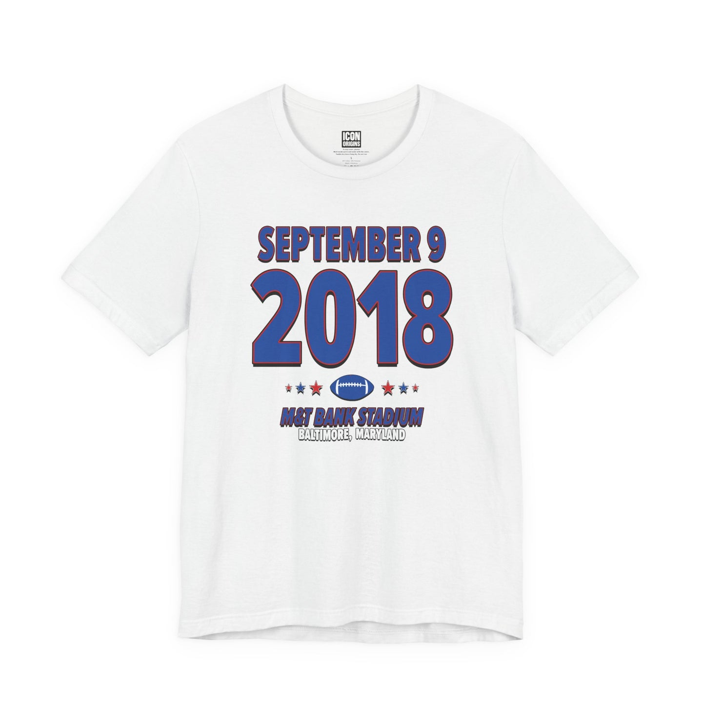 Buffalo Football – September 9, 2018 – Origin Tee (Black & White)