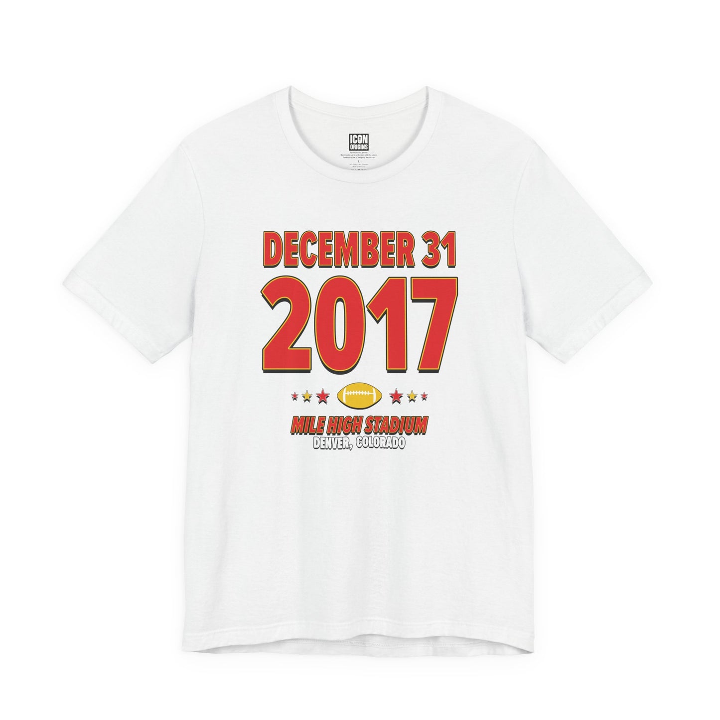 Kansas City Football – December 31, 2017 – Origin Tee (Black & White)