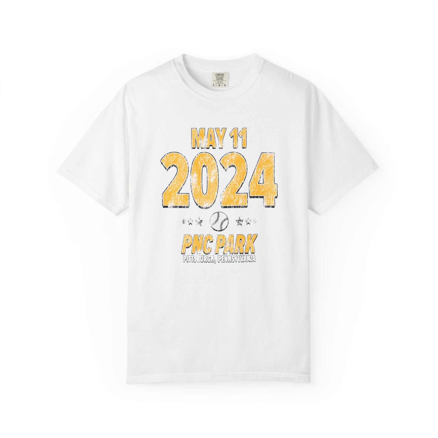 Pittsburgh Baseball – May 11, 2024 – Comfort Colors (Black & White)